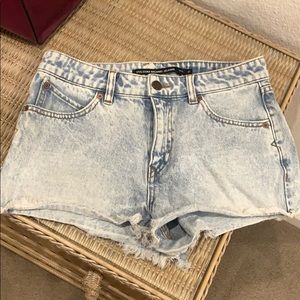 Volcom Denim Shorts Mid Rise 27